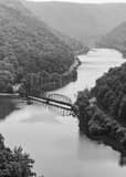 Vertical Almost Heaven West Virginia black and white Photos