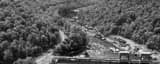Panoramic Hawks Nest Dam black and white Photos