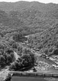 Vertical Hawks Nest Dam black and white Photos