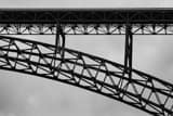 Horizontal New River Gorge Bridge Support Truss Framed Photos