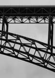 Vertical New River Gorge Bridge Support Truss Framed Photos