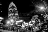 Horizontal A Charlotte Lynx Rail Station black and white Photos
