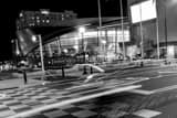 Horizontal The Checkered Crosswalk at the NASCAR Hall of Fame black and white Photos