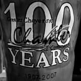 Square A 100 Years Mural Cowboy Boot black and white Pictures