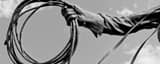 Panoramic A Spool of Rope in Cowboy's Hand black and white Pictures