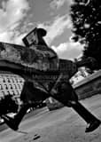 Vertical The Spur of a Giant Cowboy Boot black and white Pictures
