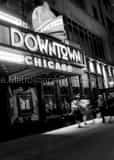 Vertical The Downtown Chicago Bar landscape black and white Photography