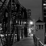 Square The Kinzie Street Bridge landscape black and white Photography