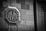 Horizontal The Merchandise Mart Building landscape black and white Photography