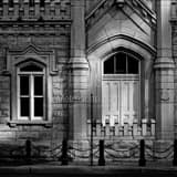 Square A Side Door on the Old Chicago Water Tower landscape black and white Photography