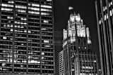 Horizontal Tribune Tower from Columbus Drive Framed Photos