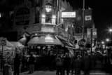 Horizontal The Wrigleyville Rocket Burger Bar landscape black and white Photography