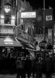 Vertical The Wrigleyville Rocket Burger Bar landscape black and white Photography