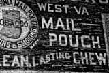 Horizontal Mail Pouch Tobacco Mural black and white Photos
