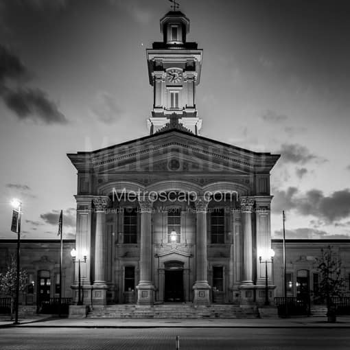 The Ross County Courthouse in Chillicothe -- Chillicothe Black and White Photos