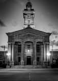 Vertical The Ross County Courthouse in Chillicothe black and white Photography