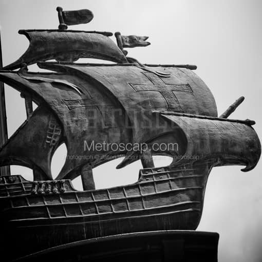 The Ship on the Western and Southern Life Building -- Cincinnati Black and White Photos