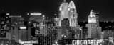 Panoramic Downtown Cincinnati from the Incline District Framed Photos