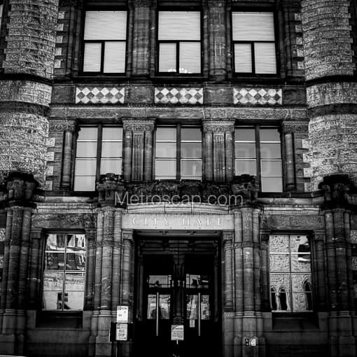Cincinnati City Hall Building -- Cincinnati Black and White Photos