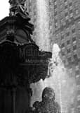 Vertical Close up of Fountain Square Tyler Davidson Fountain black and white Pictures