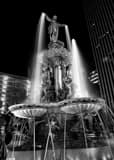 Vertical The Fountain Square Fountain black and white Pictures