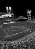 Vertical A Walk Off Celebration at Great American Ballpark black and white Photos