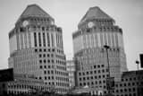 Horizontal The Proctor and Gamble Buildings from Broadway Framed Photos