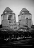 Vertical The Proctor and Gamble Buildings from Broadway Framed Photos