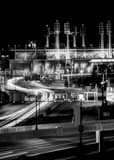 Vertical Traffic along the Cincinnati Riverfront and GABP black and white Photos