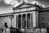 Horizontal Cleveland Art Museum black and white