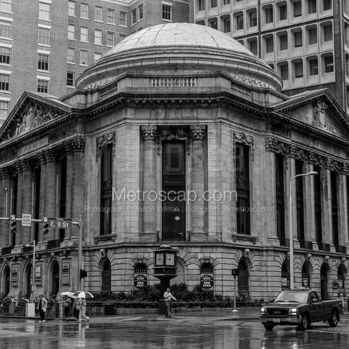 The Cleveland Trust Building -- Cleveland Black and White Photos