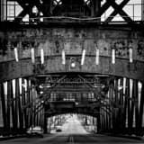 Square Columbus Road near Rivergate Park black and white Photos