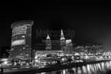 Horizontal Downtown Cleveland Ohio black and white Photos