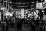 Horizontal East Fourth Street in Downtown Cleveland black and white Photos