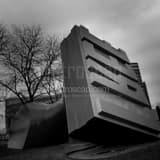 Square The Giant Free Rubber Stamp on Lakeside Drive black and white Photos