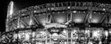 Panoramic The World Series in Progressive Field at Night black and white Photos