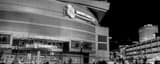 Panoramic Rocket Mortgage Fieldhouse at Night black and white Photos