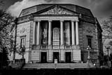 Horizontal Severance Hall black and white
