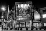 Horizontal The Q at Night during the 2016 World Series black and white Photos