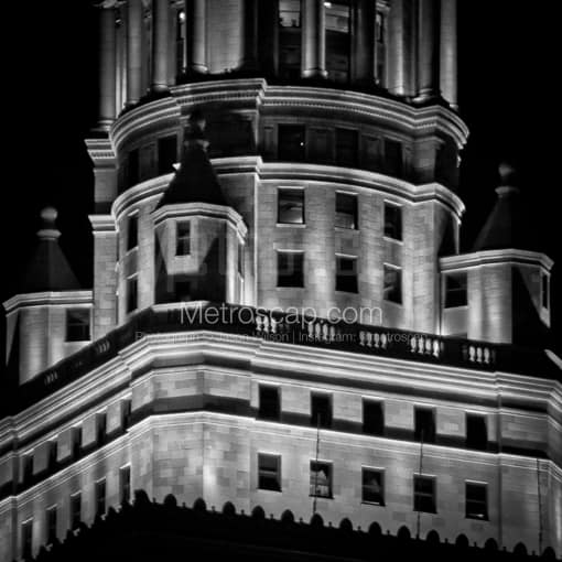 The Top of Terminal Tower -- Cleveland Black and White Photos