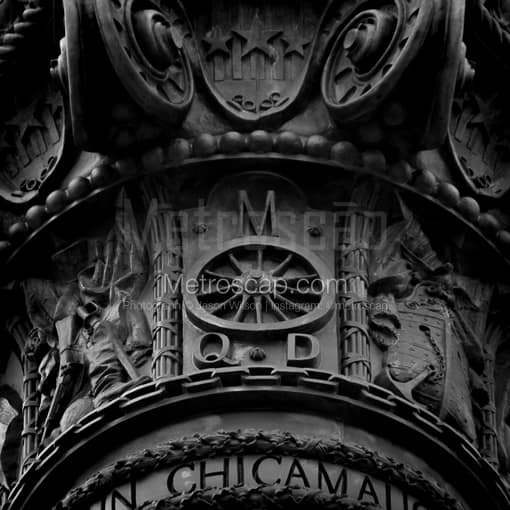 The Top Pedestal of the Soldiers and Sailors Monument -- Cleveland Black and White Photos