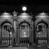 Square The Tower City Center Entrance Facing Public Square black and white Photos