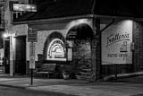 Horizontal Trattoria Little Italy black and white
