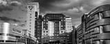 Panoramic University Hospital black and white
