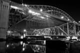 Horizontal The Veterans Memorial Bridge black and white Photos