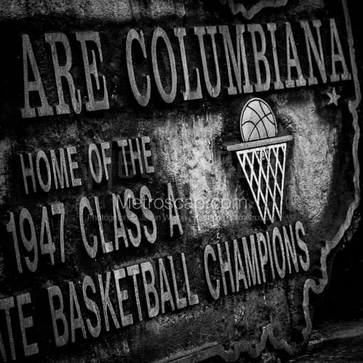 Columbiana Ohio 1947 State Basketball Champs -- Columbiana Black and White Photos