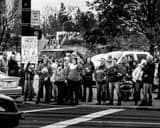 Horizontal Ann Arbor is a Whore Sign black and white Pictures