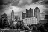 Horizontal Columbus Ohio Storm Clouds black and white Photos