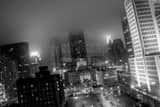 Horizontal The Columbus Skyline Blanketed in Fog Framed Photos