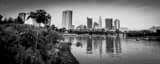 Panoramic The Columbus Skyline in the Day Time Framed Photos